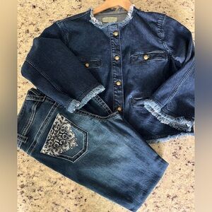 Ryegrass Jean Jacket XXL & Copper Flash Jeans Sz 10 Curvy